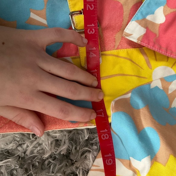 Tracy Feith x Target Floral Spring Colors Yellow Pink Blue Women’s Small - Picture 7 of 7